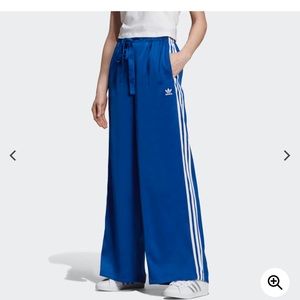 Adidas satin track pants